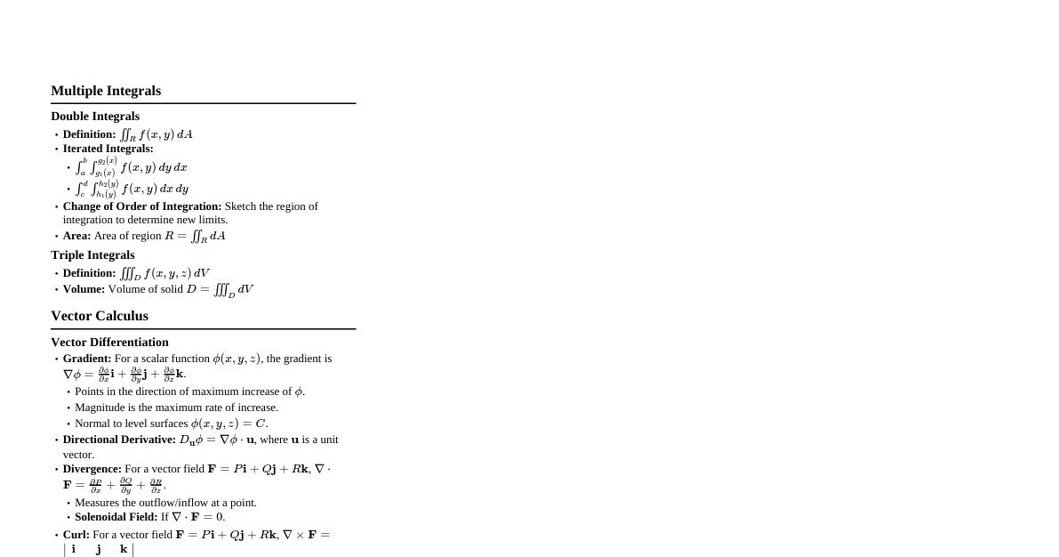 Engineering Math Essentials