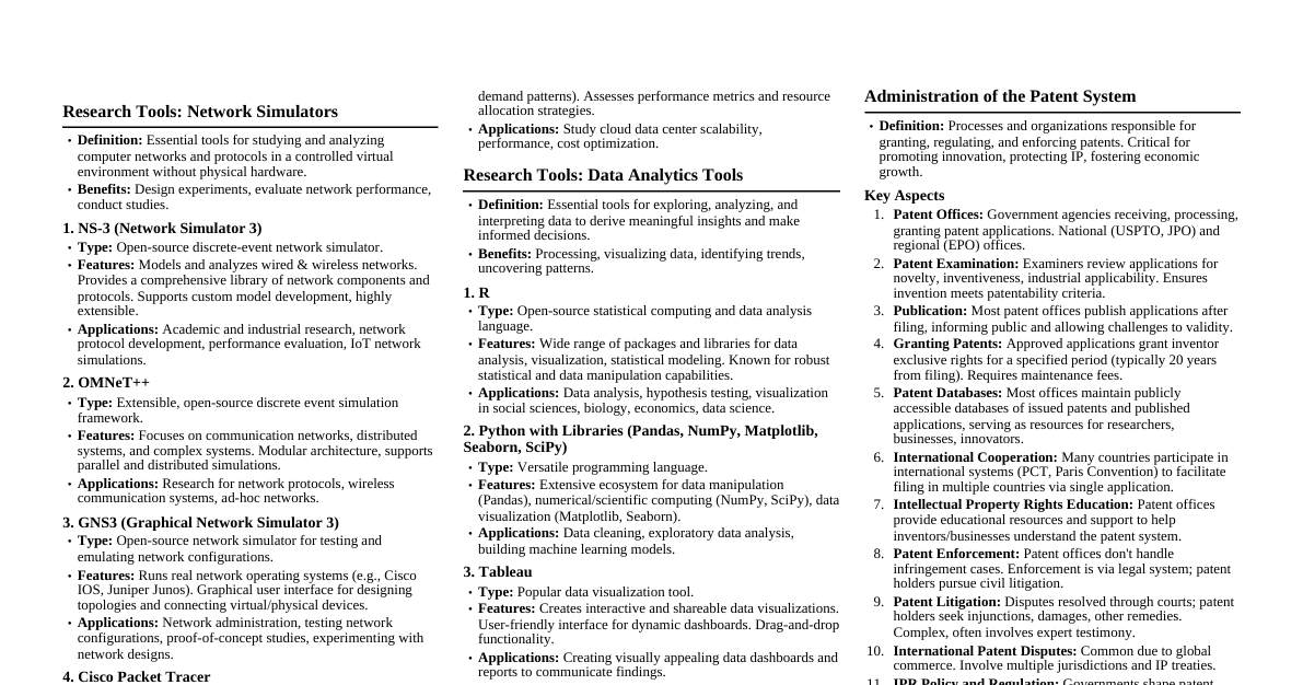 Research Methodologies & IPR