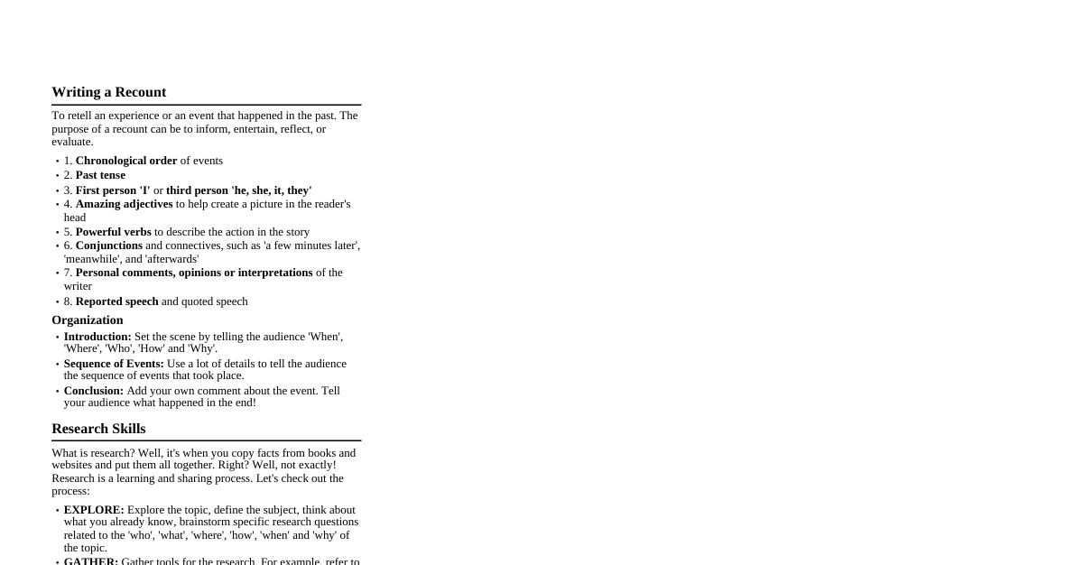 English Language Essentials