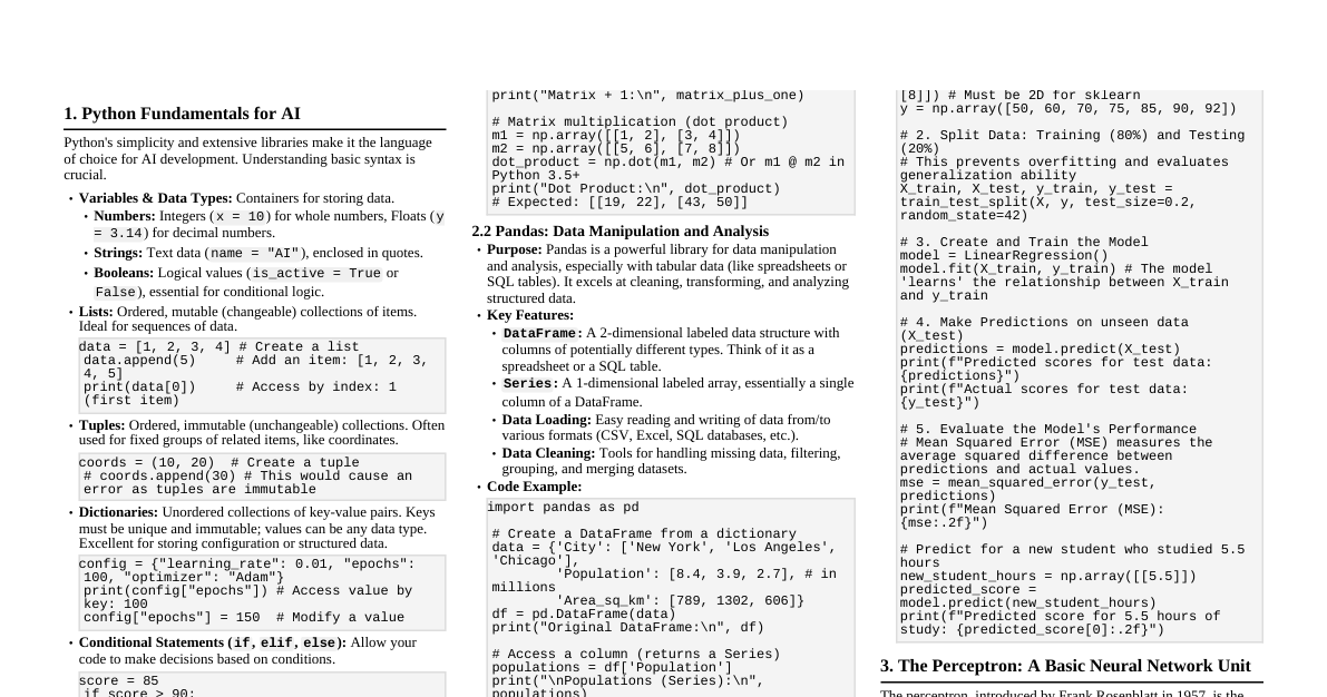 Python for AI Development