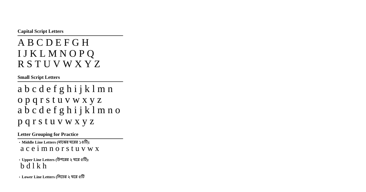Script Writing Practice