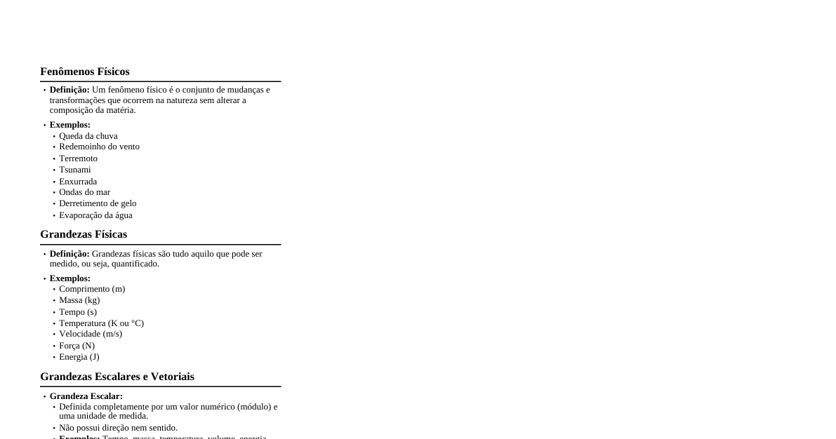 Conceitos Fundamentais de Física