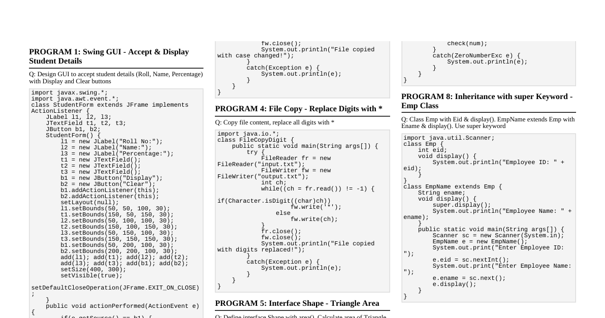 My Custom Cheatsheet
