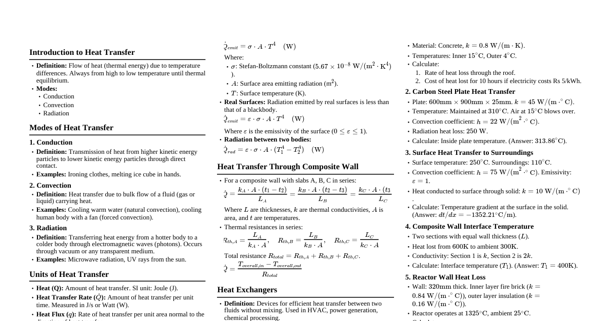 Heat Transfer Essentials