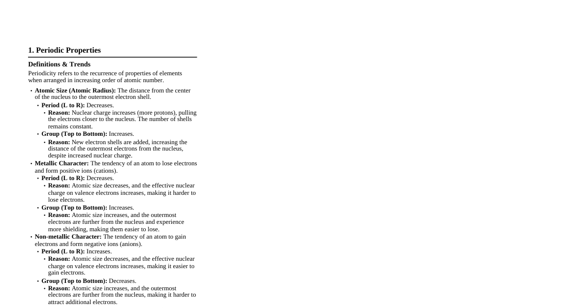 Chemistry Essentials