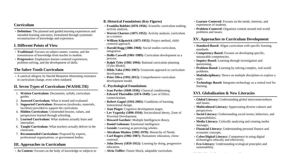 Curriculum Building & New Literacies