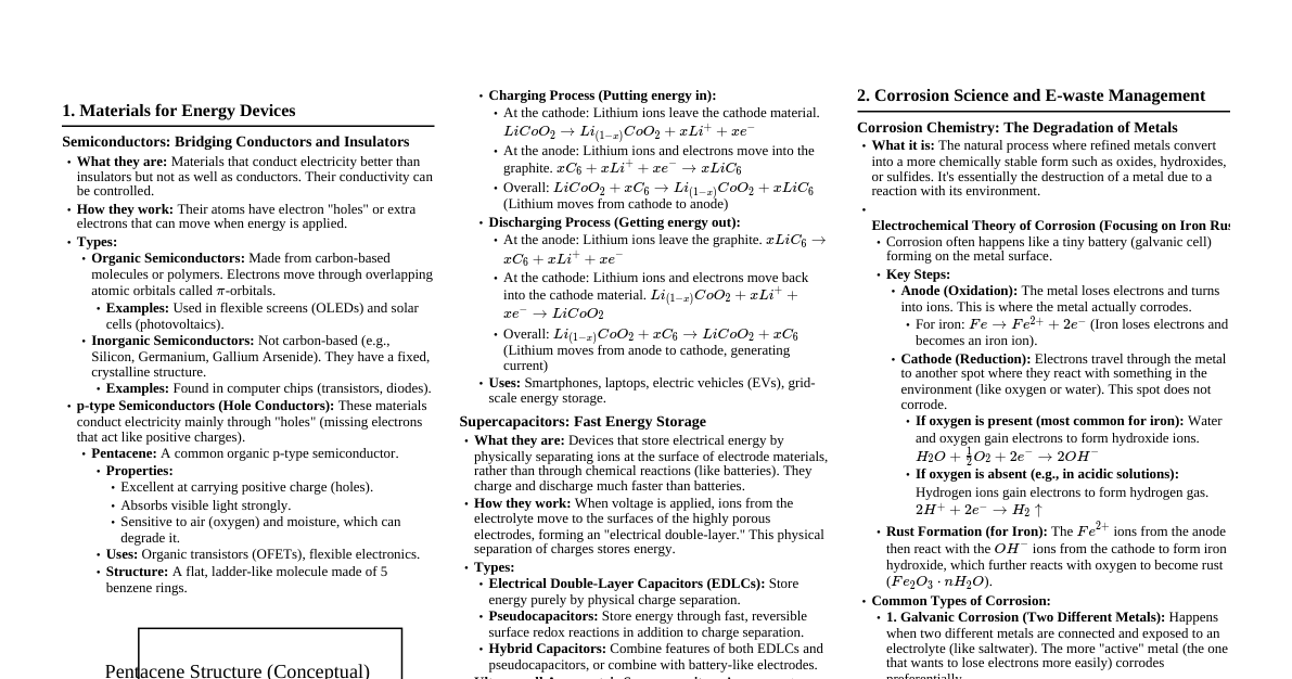 Chemistry Cheatsheet