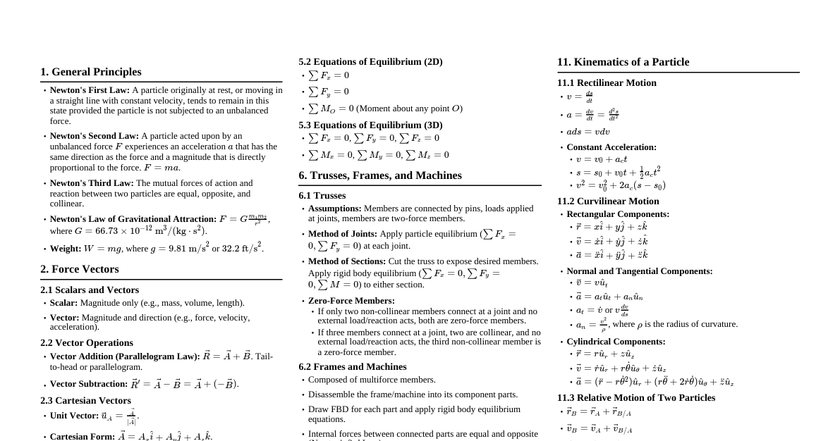 Engineering Mechanics - Hibbeler