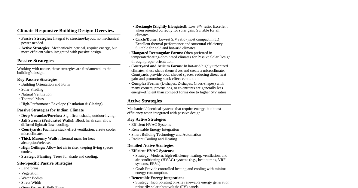 Climate-Responsive Building Design