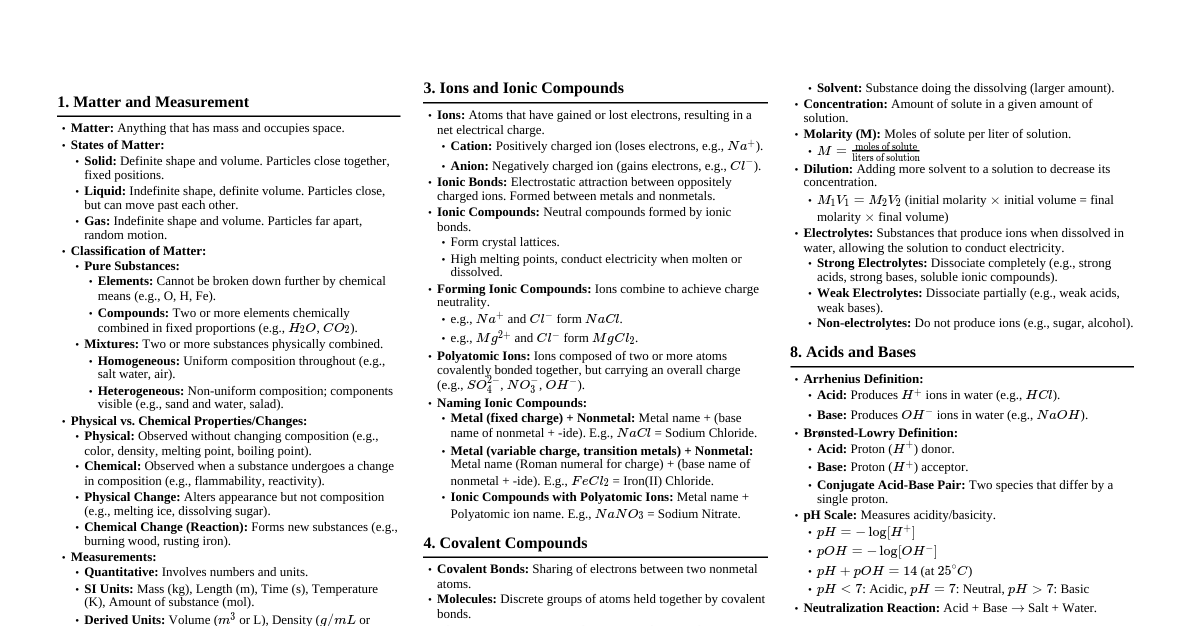 CBU CH110 Intro Chemistry