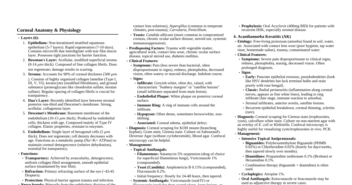 Corneal Disease (Khurana)