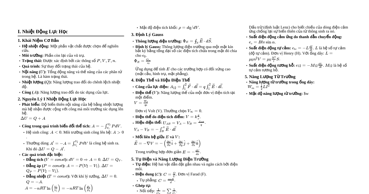 Vật lý Đại cương: Nhiệt, Điện, Từ