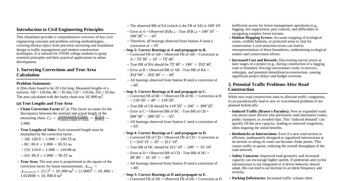 Civil Engineering Assignment 2