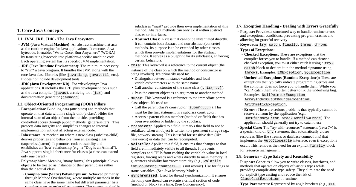 SDE Interview DS & DBMS Notes