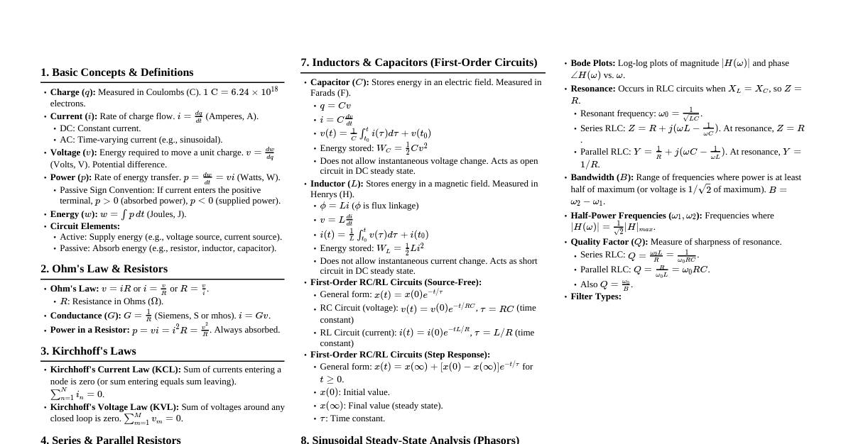 Electric Circuit Analysis (Sadiku)