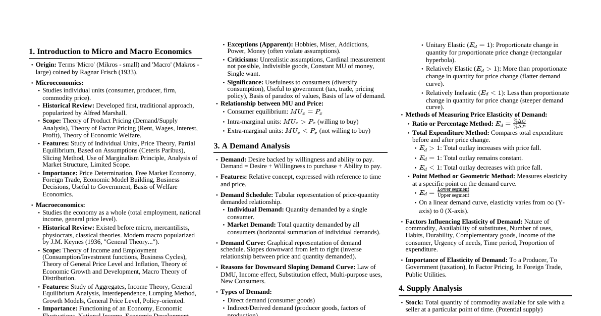 Economics Essentials
