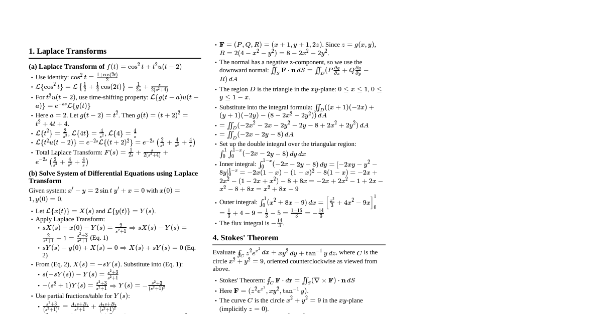 Applied Math III Assignment
