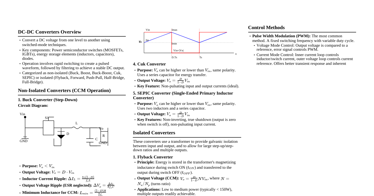 DC-DC Converters