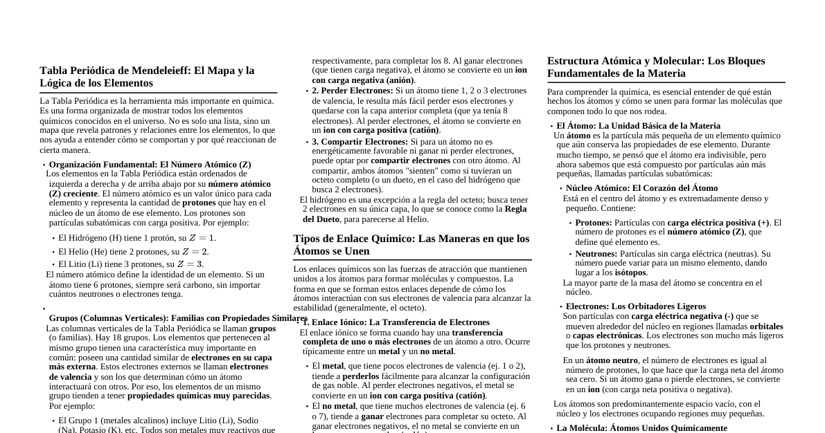 Fundamentos de Química