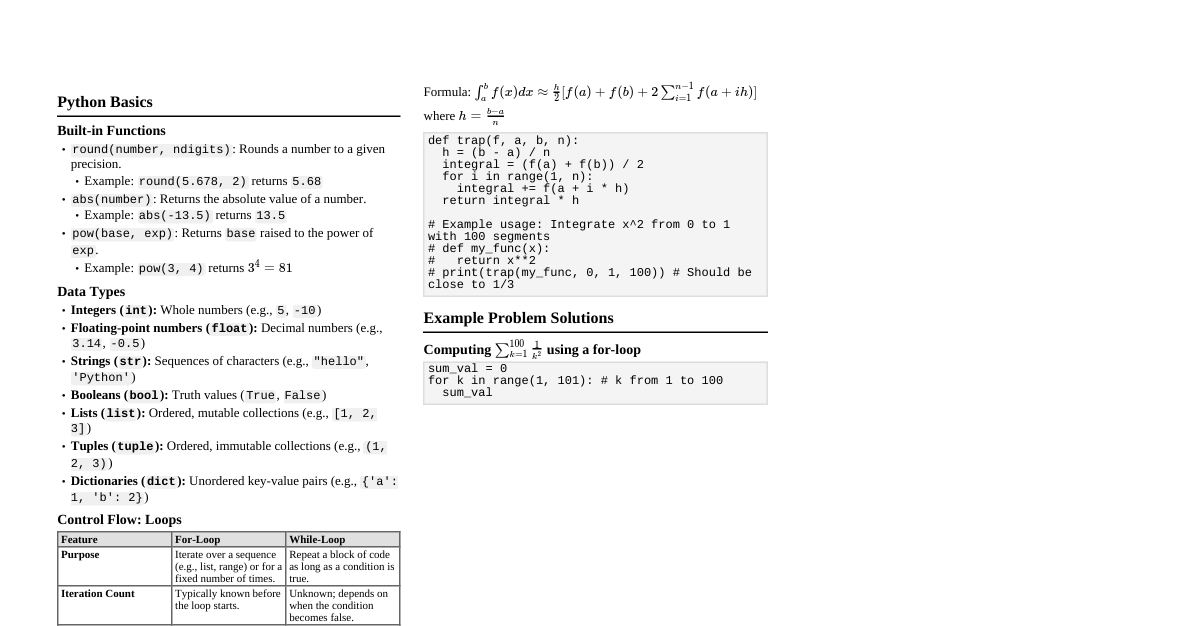 Python Programming Fundamentals