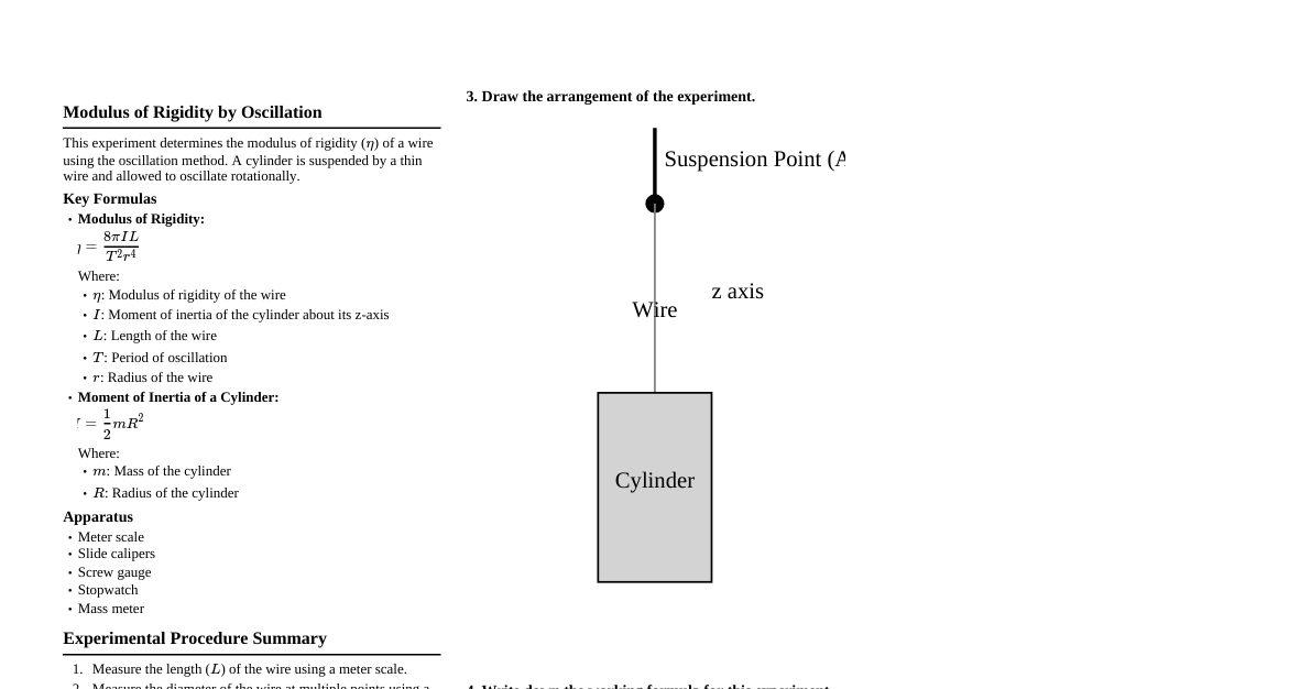 PHY-111 LAB QUIZ PREPARATION