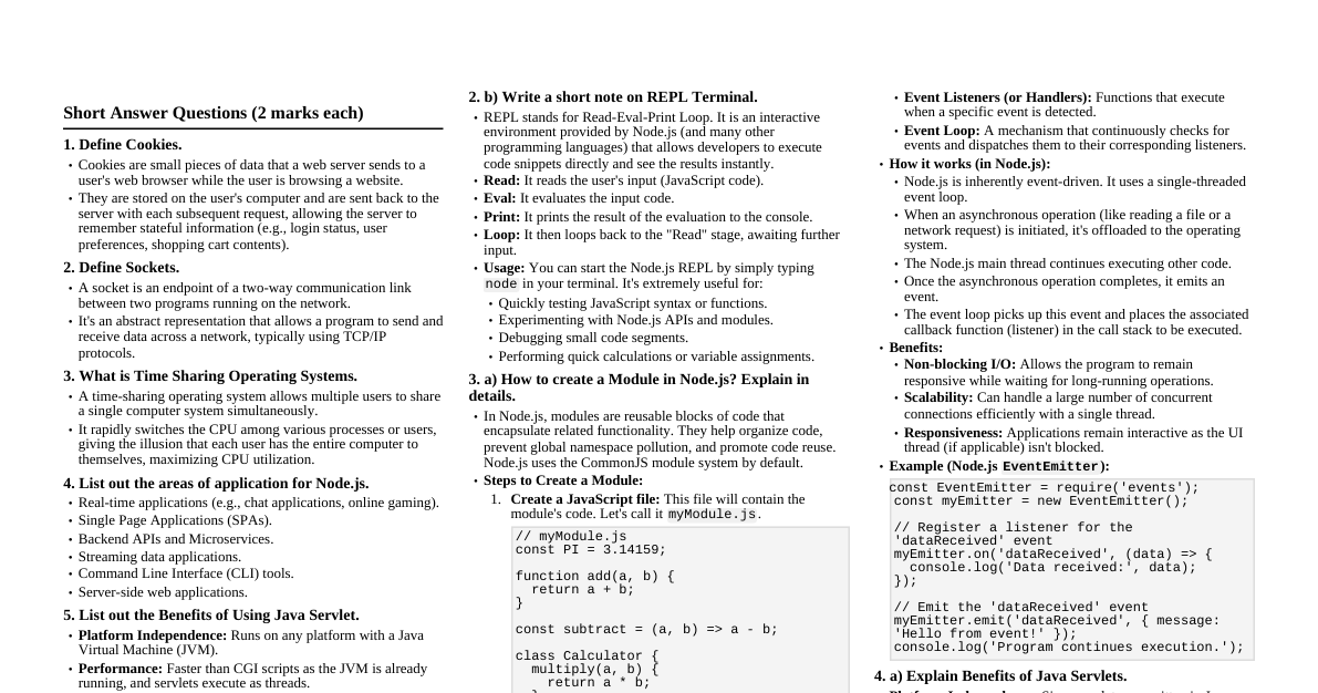 Distributed Systems & Node.js