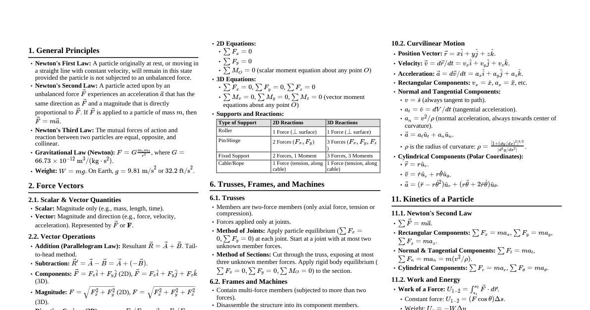Engineering Mechanics (Hibbeler)