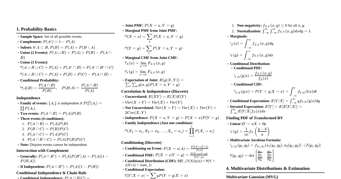 Probability & Stochastic Processes