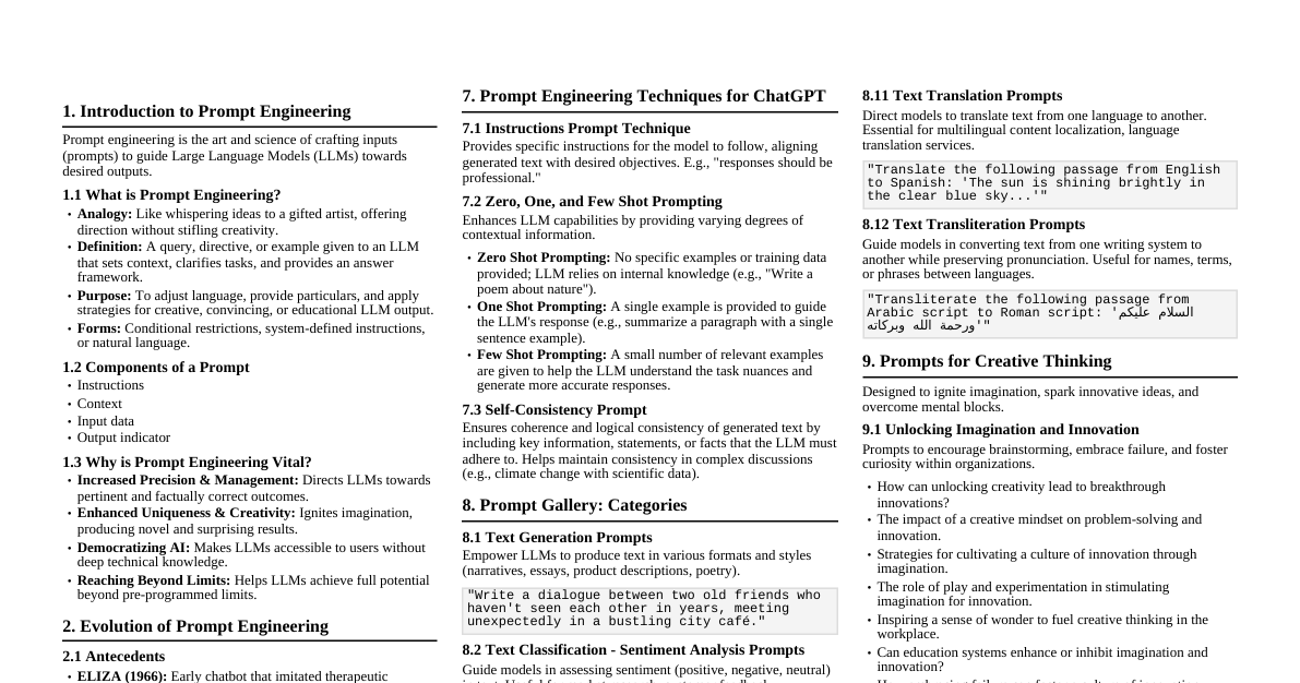 Prompt Engineering Essentials