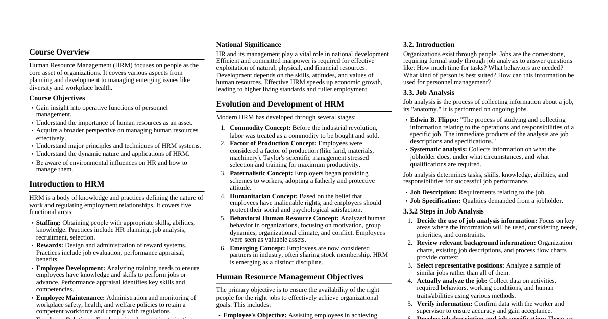 Human Resource Management Essentials