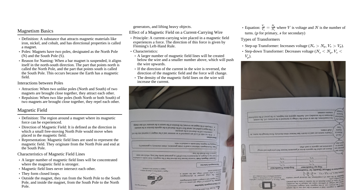 Halliday Physics: Magnetism