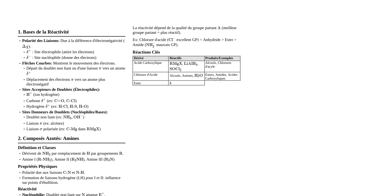Mécanismes en Chimie Organique