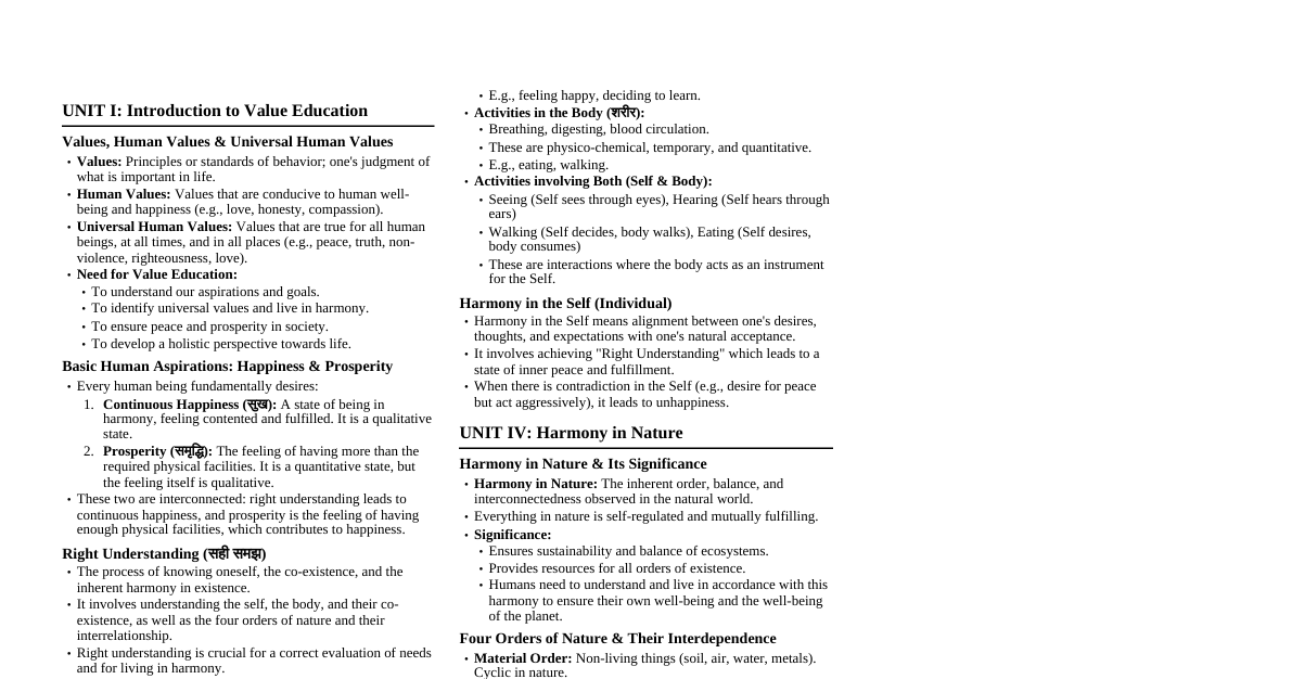 Human Values & Ethics Essentials