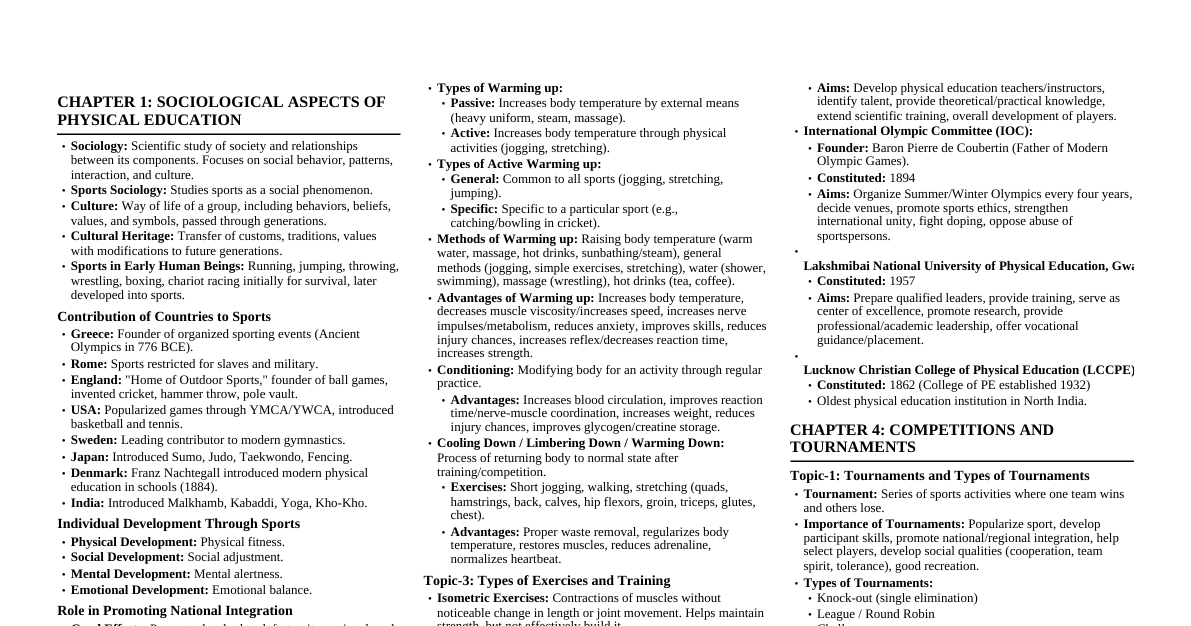 Physical Education Essentials