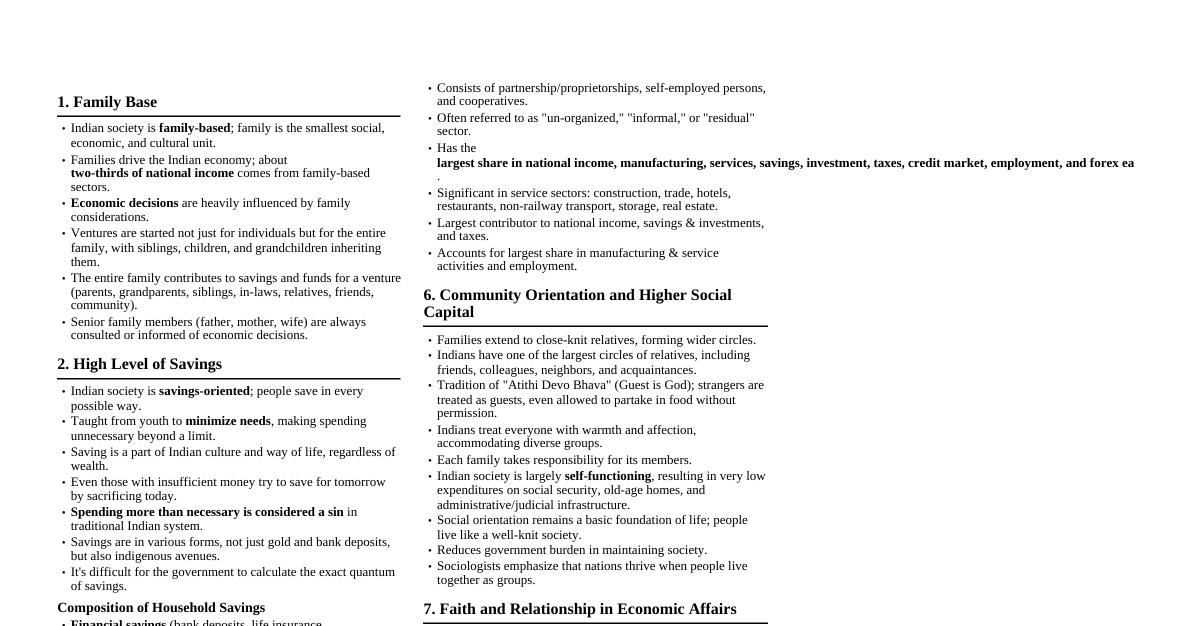 Indian Business Model: 10-Point Formula