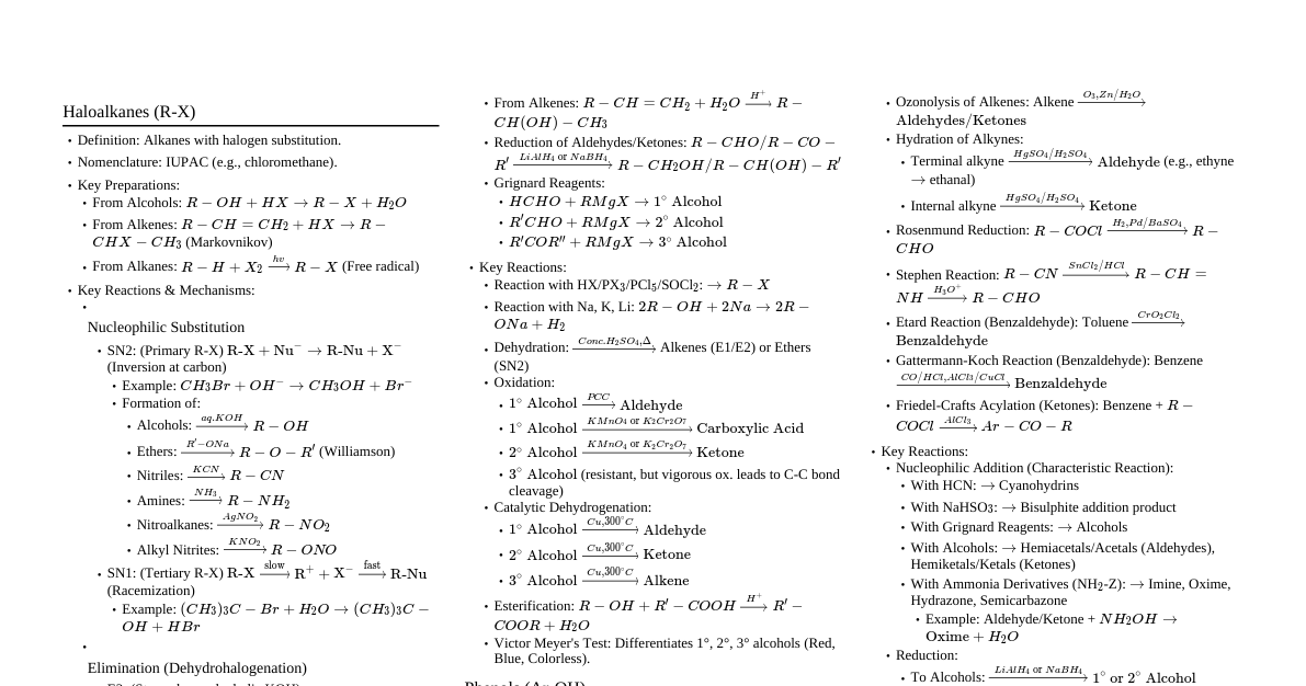 Organic Chemistry Class 12 NEB