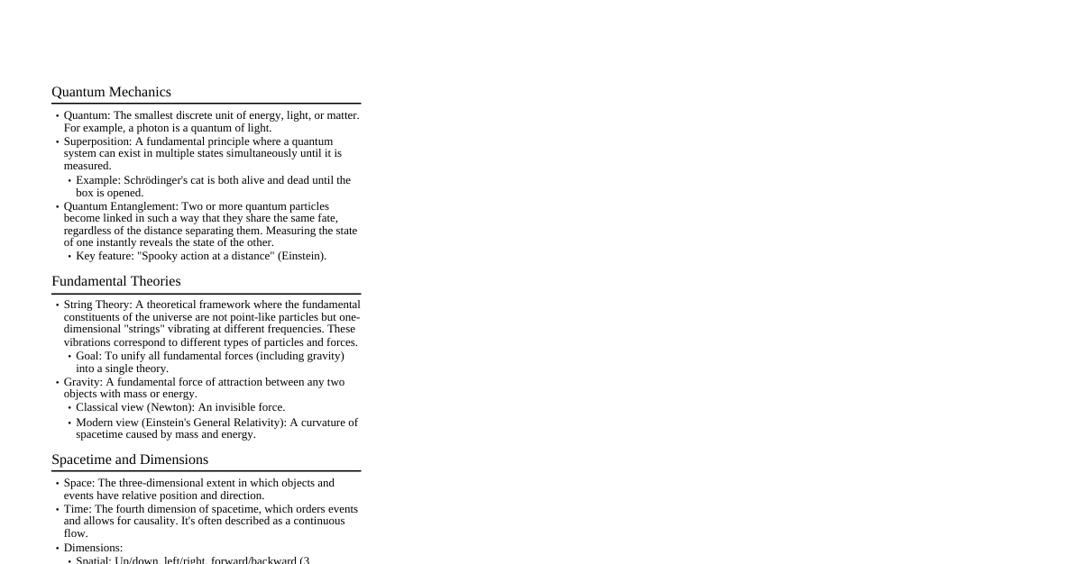 Quantum Physics & Cosmology