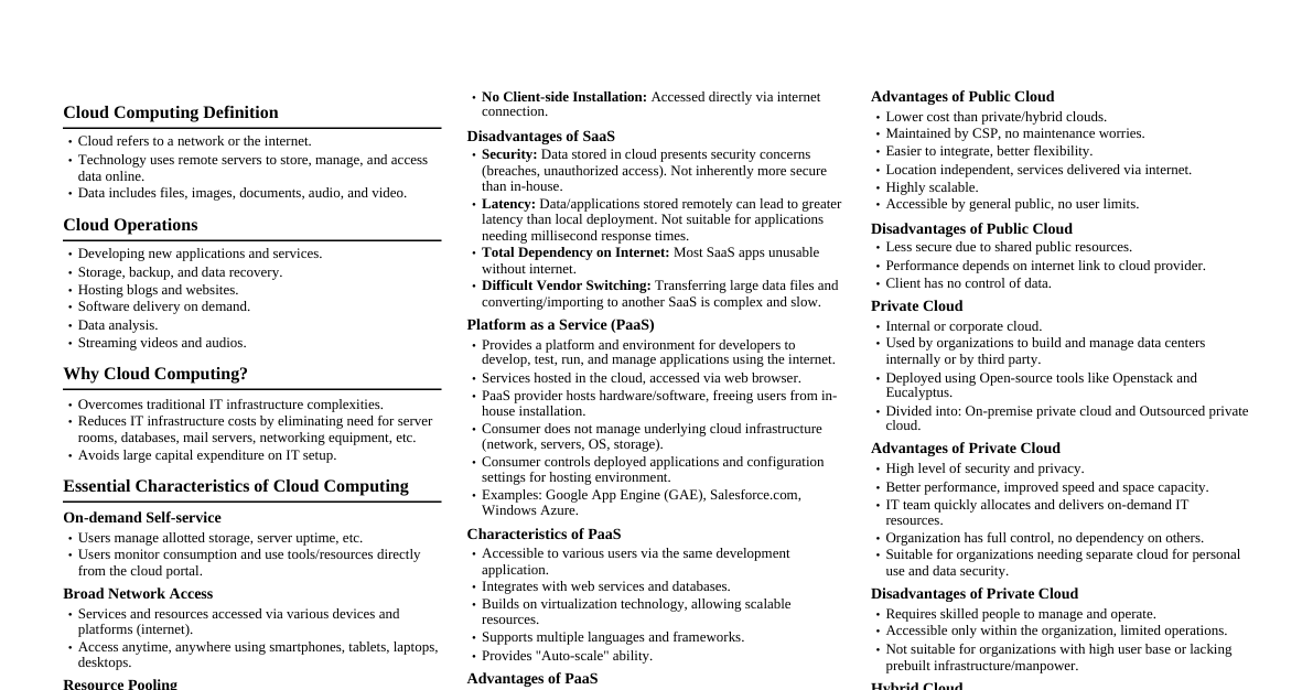 Cloud Computing Fundamentals