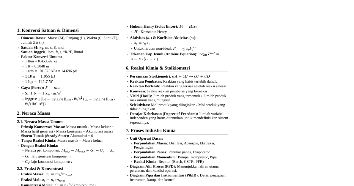 Brown Chemical Engineering Essentials
