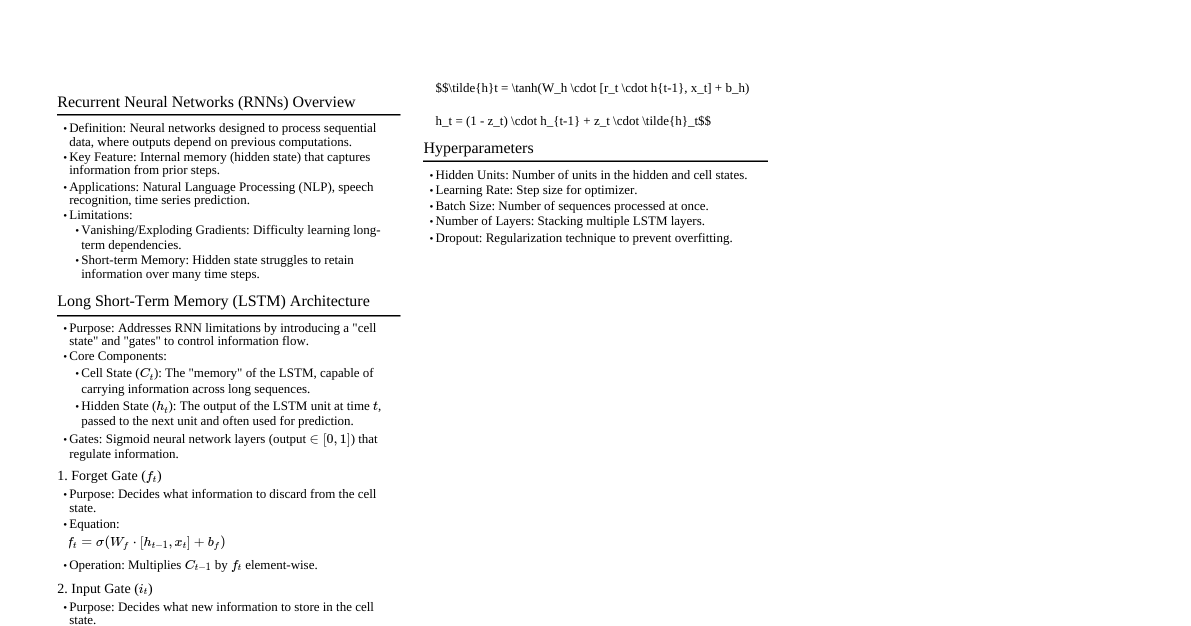 Recurrent Neural Networks