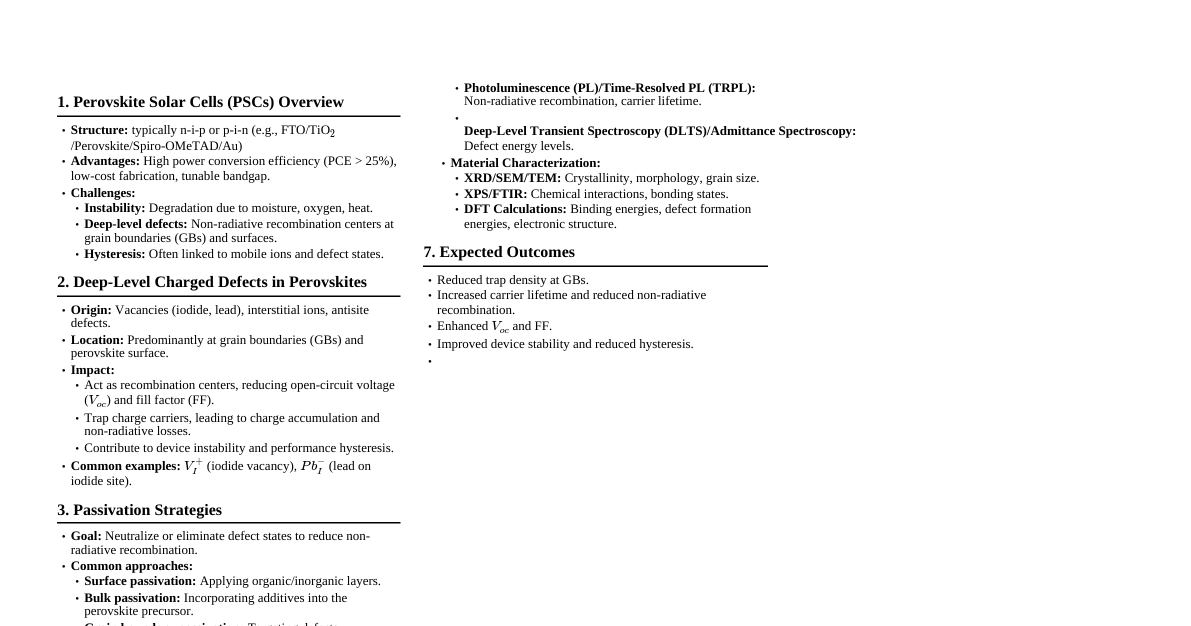 2-Aminothiazole for Perovskite Passivati