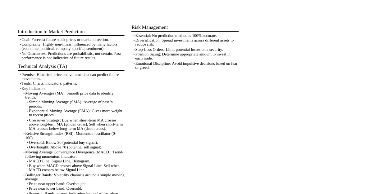 Share Market Prediction