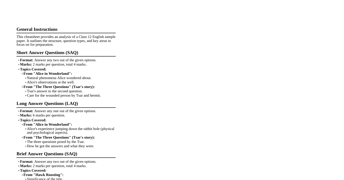 English Paper Analysis