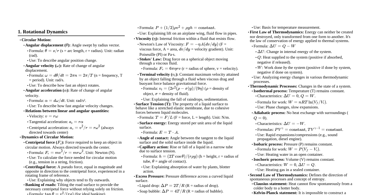 Physics 12th HSC Maharashtra