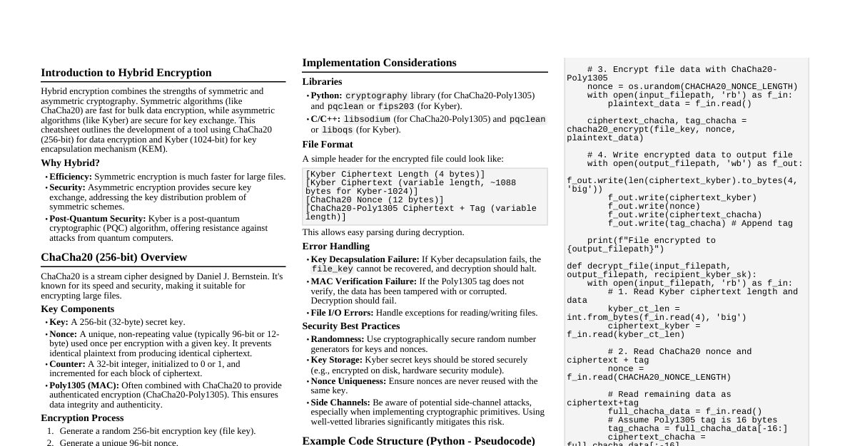 Hybrid Crypto Tool Dev