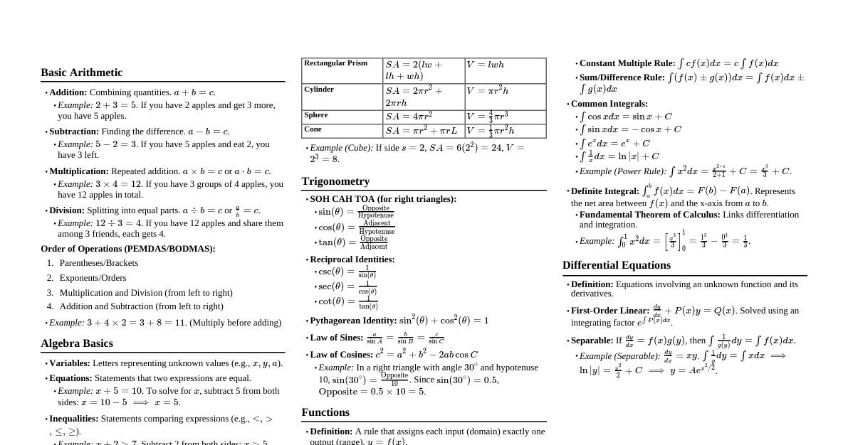 Math for Little Ones