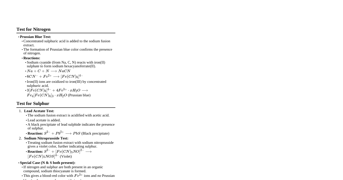 Organic Chemistry Analysis
