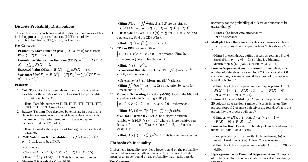 Probability & Statistics Probl | GPAI
