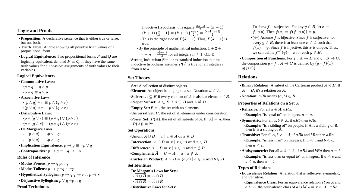 Discrete Mathematics