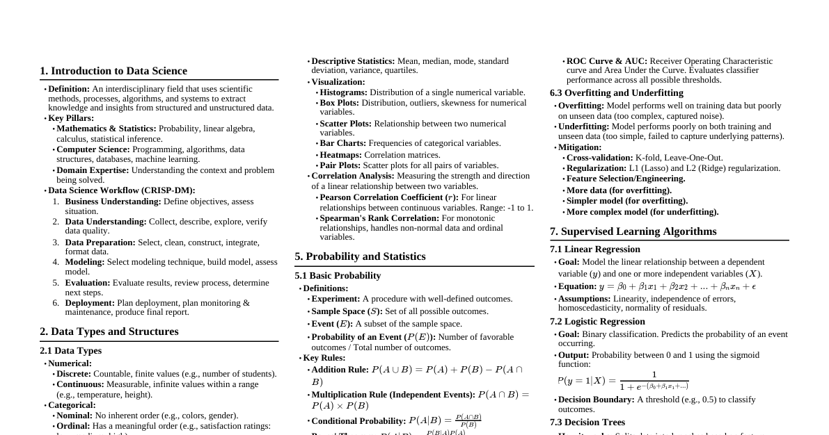 Data Science Fundamentals